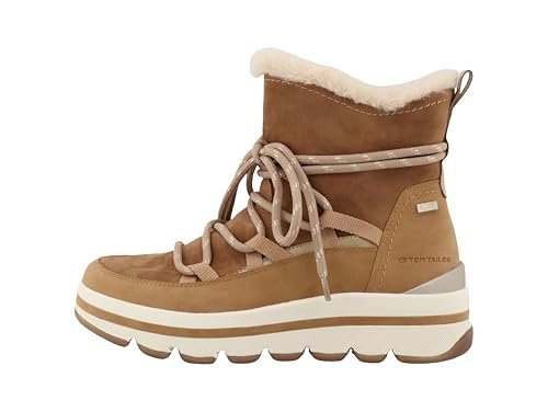Tom Tailor Damskie 4290040012 śniegowce, dksand, 39 EU, Dksand, 39 EU