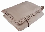 Pościel dla dzieci - Pościel do łóżeczka z falbanką 100x135 CIEMNIEJSZY BRUDNY RÓŻ - miniaturka - grafika 1