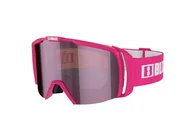 Gogle narciarskie - Gogle narciarskie Bliz Nova Pink/White logo - miniaturka - grafika 1