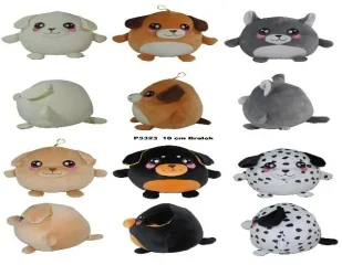 Brelok pies kula 10cm MIX - Sun-Day - Breloczki dla dzieci - miniaturka - grafika 1