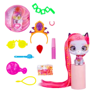 Figurki dla dzieci - VIP Pets Cats Kotek z włosami do stylizacji Figurka Kitty - miniaturka - grafika 1
