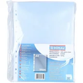 Przekładki do segregatorów - Koszulki na dokumenty DONAU, PP, A4, krystal, 150mikr., 100szt. - miniaturka - grafika 1