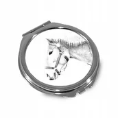 Lusterka do makijażu - Koń Haflinger Lusterko kieszonkowe składane - miniaturka - grafika 1