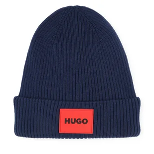 Czapka Hugo G00259 Granatowy - Czapki dla dzieci - miniaturka - grafika 1