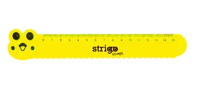 Linijka plastikowa szkolna 15 cm Gąsienica - Linijki, ekierki - miniaturka - grafika 1