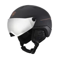 Kaski narciarskie - Kask Rossignol Fit Visor Impacts Photochromic Ski Helmet Black 2025 - miniaturka - grafika 1