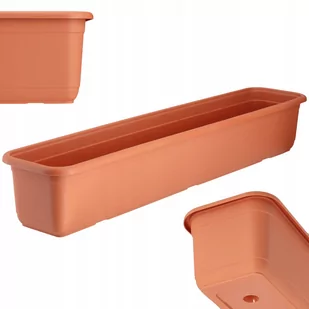 KADAX Doniczka Skrzynka Balkonowa 80cm Terakota - Donice KADAX Doniczka Skrzynka Balkonowa 80cm Terakota - Donice - miniaturka - grafika 1
