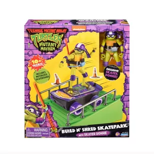 WOJOWNICZE ŻÓŁWIE NINJA Skatepark Donatello, figurka - Figurki dla dzieci - miniaturka - grafika 1