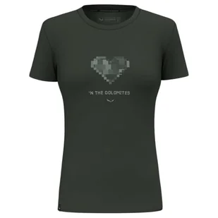 Salewa T-shirt damski Pure Heart Dry W - Koszulki i topy damskie - miniaturka - grafika 1