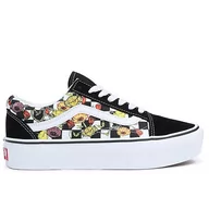 Trampki damskie - Buty Vans Old Skool Platform VN0A5KRGBML1 - czarne - miniaturka - grafika 1