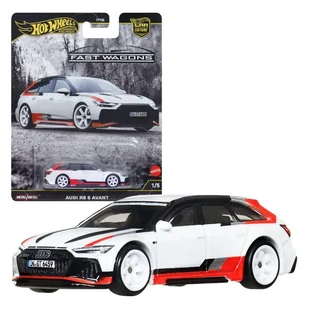 Hot Wheels Premium Fast Wagons Autko Resorak Samochodzik Kolekcjonerski FPY86 JBK51 Audi RS 6 Avant 1/5 - Samochody i pojazdy dla dzieci - miniaturka - grafika 1