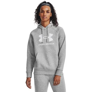 Bluza damska Under Armour Rival Fleece Big Logo Hoody - Bluzy sportowe damskie - miniaturka - grafika 1