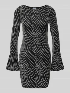 Sukienka mini z rozkloszowanymi rękawami model ‘GILLY’ - Sukienki - miniaturka - grafika 1