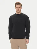 Bluzy męskie - BOSS Bluza David Sweatshirt 50540505 Czarny Relaxed Fit - miniaturka - grafika 1