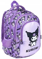 Plecaki szkolne i tornistry - Plecak szkolny wielokomorowy St. Majewski czarny, fioletowy 22 l - miniaturka - grafika 1