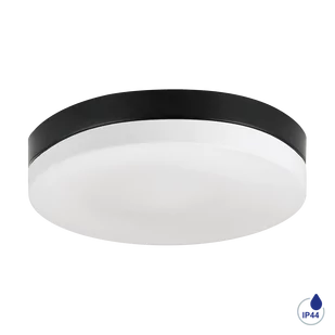 Plafon średnica: 29,5cm PILLS III 2x60W E27 67115 czarny PREZENT IP44 - Lampy ścienne - miniaturka - grafika 1