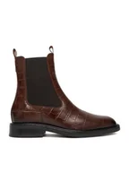 Botki damskie - Gino Rossi Sztyblety C-PETRA-25478PE-C Brązowy - miniaturka - grafika 1