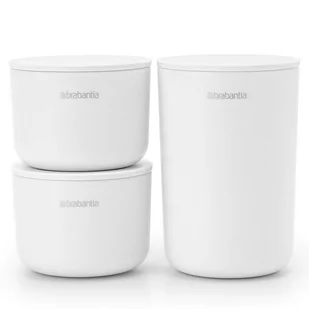 Brabantia Zestaw akcesoriów łazienkowych ReNew Biały - Akcesoria łazienkowe - miniaturka - grafika 2
