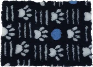 Legowiska dla psów - ZOLUX Posłanie izolujące dry bed z wzorem w łapki 50x70 kol. granatowy - miniaturka - grafika 1