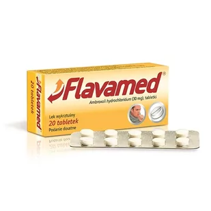Flavamed 30mg x20 tabletek - Przeziębienie i grypa - miniaturka - grafika 1