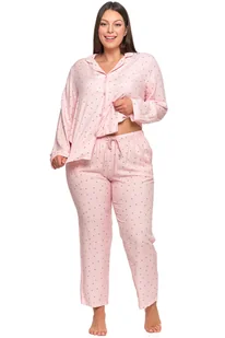 Piżama Moraj PDD6800-002 pink - Piżamy damskie - miniaturka - grafika 1
