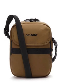 Torby męskie - Antykradzieżowa torba na ramię Pacsafe Metrosafe X Compact - tan - grafika 1