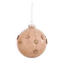 Bombki - Różowa szklana bombka – Unimasa, ø 8 cm - miniaturka - grafika 1