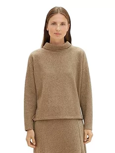 TOM TAILOR Bluza damska, 33962 - Doeskin Melange, L - Bluzy damskie - miniaturka - grafika 1