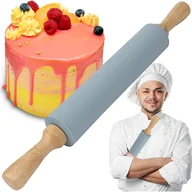 Pozostałe akcesoria kuchenne - WAŁEK KUCHENNY DO CIASTA DUŻY SILIKONOWY OBROTOWY - miniaturka - grafika 1
