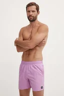 Stroje kąpielowe - adidas Performance szorty kąpielowe Solid CLX kolor fioletowy IX7581 - miniaturka - grafika 1