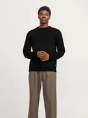 Swetry męskie - Jack & Jones Sweter w kolorze czarnym - miniaturka - grafika 1
