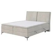 Łóżka - Łóżko kontynentalne z pojemnikiem i topperem LOLLY | 160x200 | Kolor do wyboru - miniaturka - grafika 1