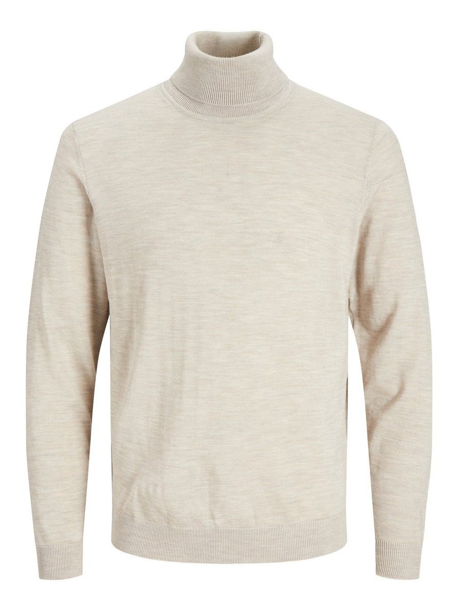 maglie uomo jack and jones premium 12216829 merino knit roll winter twig