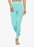 Kalesony - Legginsy termoaktywne damskie Brubeck Thermo - light blue - miniaturka - grafika 1