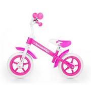 Rowerki biegowe - Milly Mally Dragon Rowerek Biegowy hamulec pink - miniaturka - grafika 1