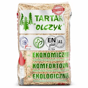 Pellet drzewny Olczyk ENplus A1 DINplus 945 kg - Materiały opałowe - miniaturka - grafika 1