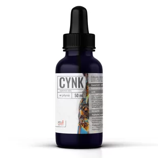 Cynk w płynie krople 50 ml Organis - Witaminy i minerały - miniaturka - grafika 1