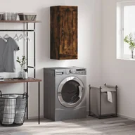 Szafki na klucze - Vidaxl Szafka Wisząca, Przydymiony Dąb, 34,5X34X90 cm - miniaturka - grafika 1