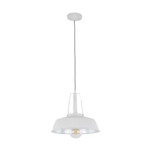 Italux Lampa wisząca Paloma MDM-3619 1M W+SL biały biały srebrny MDM-3619/1M W+SL - Lampy sufitowe - miniaturka - grafika 1