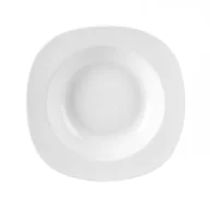 Wyposażenie lokali gastronomicznych - Talerz głęboki MONA, kwadratowy, 21 x 21 cm, porcelana, 24 sztuki. - miniaturka - grafika 1