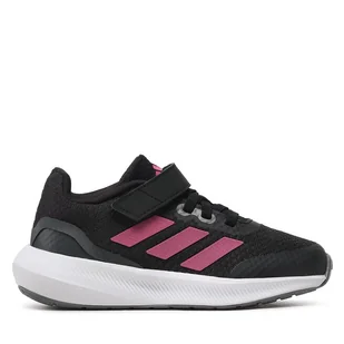 Sneakersy adidas Runfalcon 3.0 Sport Running Elastic Lace Top Strap Shoes HP5875 Czarny - Buty dla dziewczynek - miniaturka - grafika 1