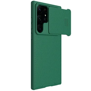 Nillkin CamShield S Case etui Samsung Galaxy S23 Ultra pancerny pokrowiec osłona na aparat zielone - Etui i futerały do telefonów - miniaturka - grafika 1