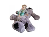 Maskotki i pluszaki - WIELKI DUŻY PIES LEŻĄCY 110 CM. OD PRODUCENTA - miniaturka - grafika 1