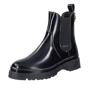 GANT FOOTWEAR ALIGREY Chelsea damskie kozaki, czarne, 40 EU, czarny, 40 EU - Kozaki damskie - miniaturka - grafika 1