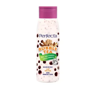 Perfecta Bubble Tea Balsam do ciała Silne nawilżenie Imbir, Kora cynamonu + Herbata Kombucha 400 ml 010214758 - Balsamy i kremy do ciała - miniaturka - grafika 1