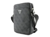 Torebki damskie - Guess torebka listonoszka skóra ekologiczna czarny - miniaturka - grafika 1