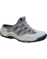 Klapki i japonki damskie - KLAPKI RIEKER - 900173-09 GREY - Rieker - miniaturka - grafika 1