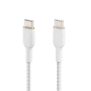Belkin Kabel Boost Charge Braided USB-C do USB-C 1m, biały 745883788286 - Kable USB - miniaturka - grafika 4
