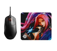 Myszki - SteelSeries Prime+ + podkładka QCK L Edycja Limitowana - miniaturka - grafika 1