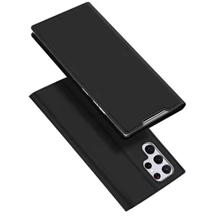 Dux Ducis Skin Pro kabura etui pokrowiec z klapką Samsung Galaxy S22 Ultra czarny - Etui i futerały do telefonów - miniaturka - grafika 1